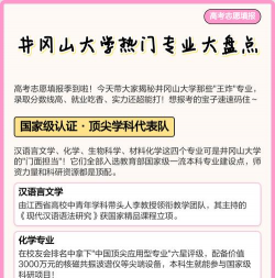井冈山大学有哪些专业