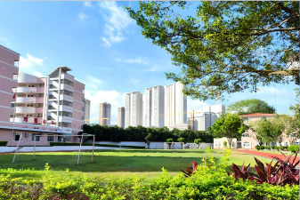 南方中英文学校户外活动场地