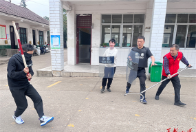 军山铺镇中心学校初中部户外活动场地