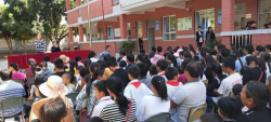宾川县力角镇初级中学户外活动场地