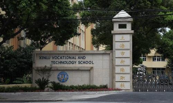 上海新陆职业技术学校户外活动场地