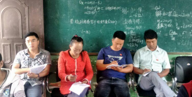 阜阳市颍东区新乌江镇瓦房中学户外活动场地