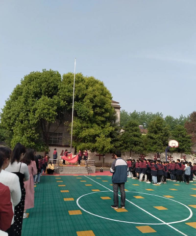 临泉县韦寨镇韦周中学户外活动场地