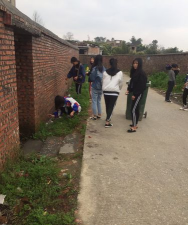 笆篱乡中学阅读区