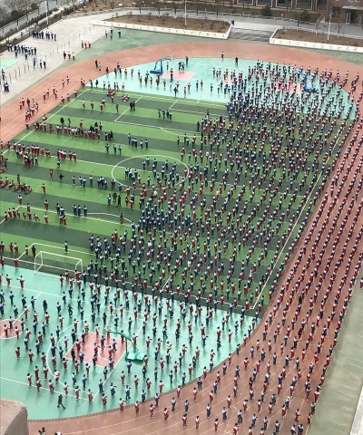 安定区中华路中学阅读区