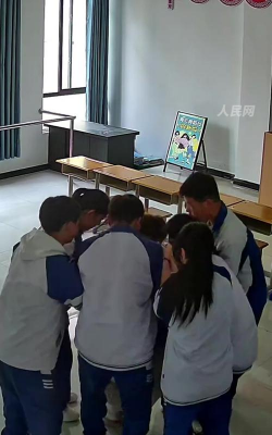 松门镇淋川中学阅读区