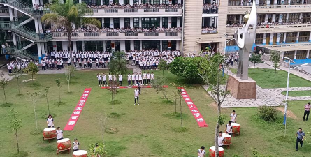 永定侨育中学阅读区